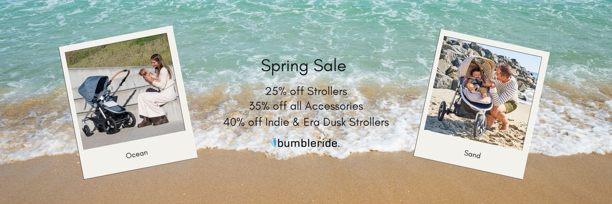 Beach walks with toddlers and your Bumbleride Indie in Maritime