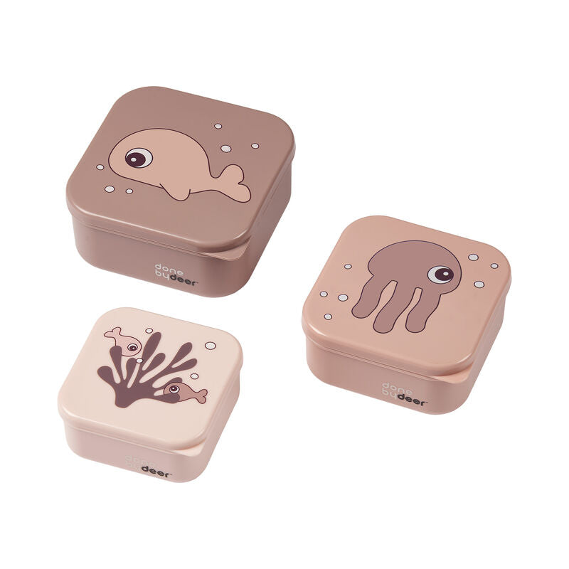 Snack Containers set of 3 - DISPLAY CLEARANCE