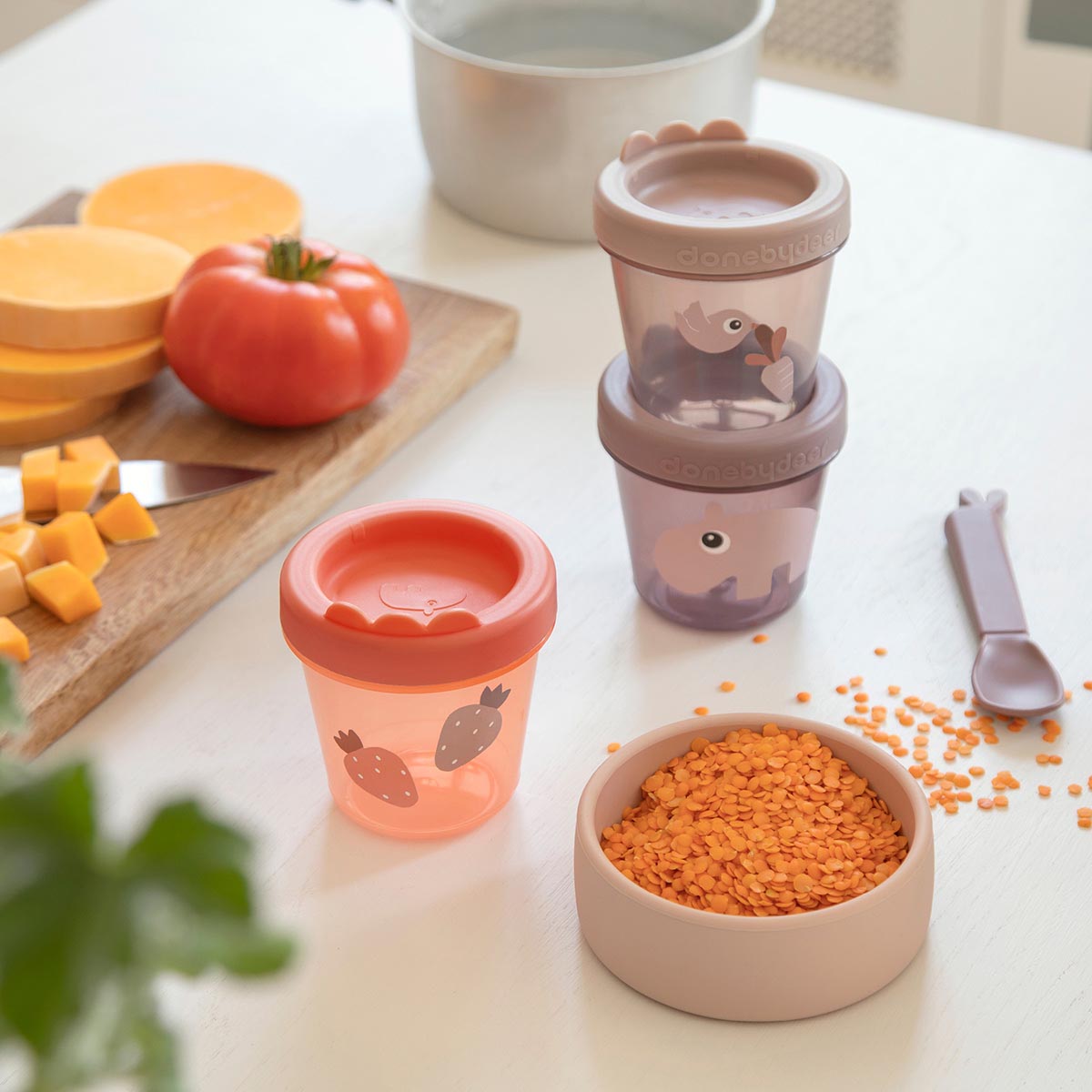 Done by Deer Baby Food Containers 3 piece