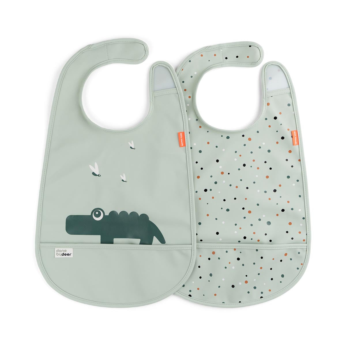 Done by Deer Velcro Bibs 2 Pack