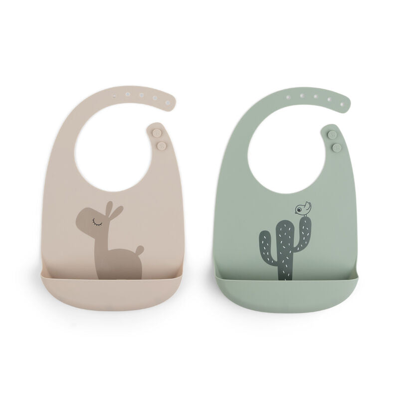 Done by Deer Silicone Bib 2 Pack