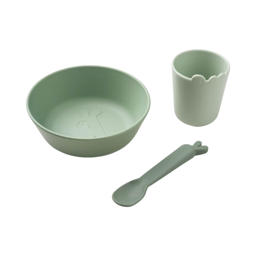 Kiddish First Meal Set Green - EX DISPLAY TO CLEAR