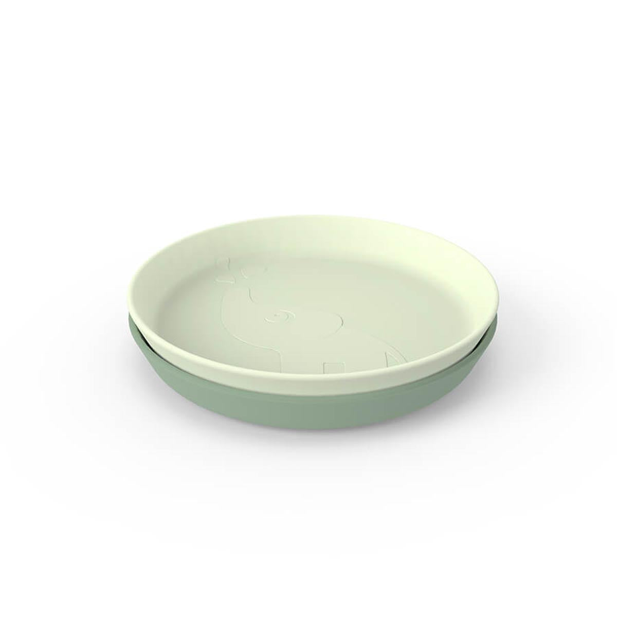Kiddish Plate Set 2pack Green - EX DISPLAY CLEARANCE