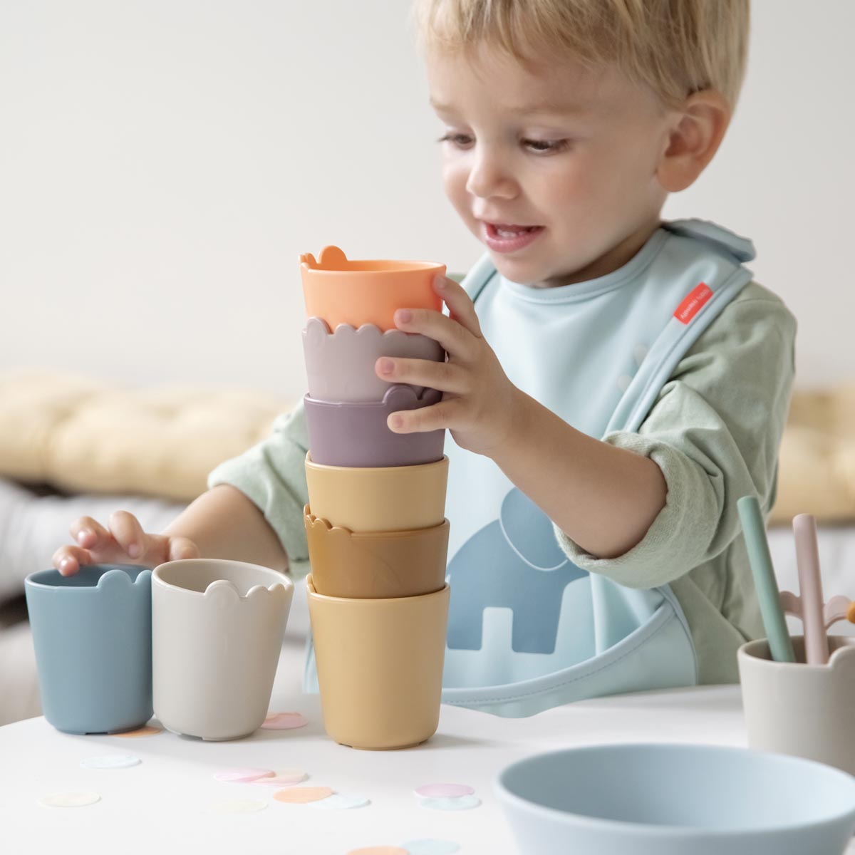 Done by Deer Kiddish Cup 2 Pack - Mustard - Showroom Clearance