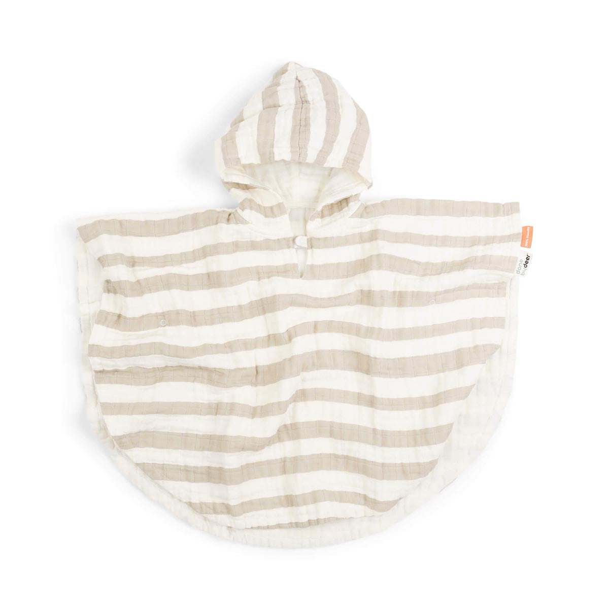 Done by Deer Striped Poncho Sand