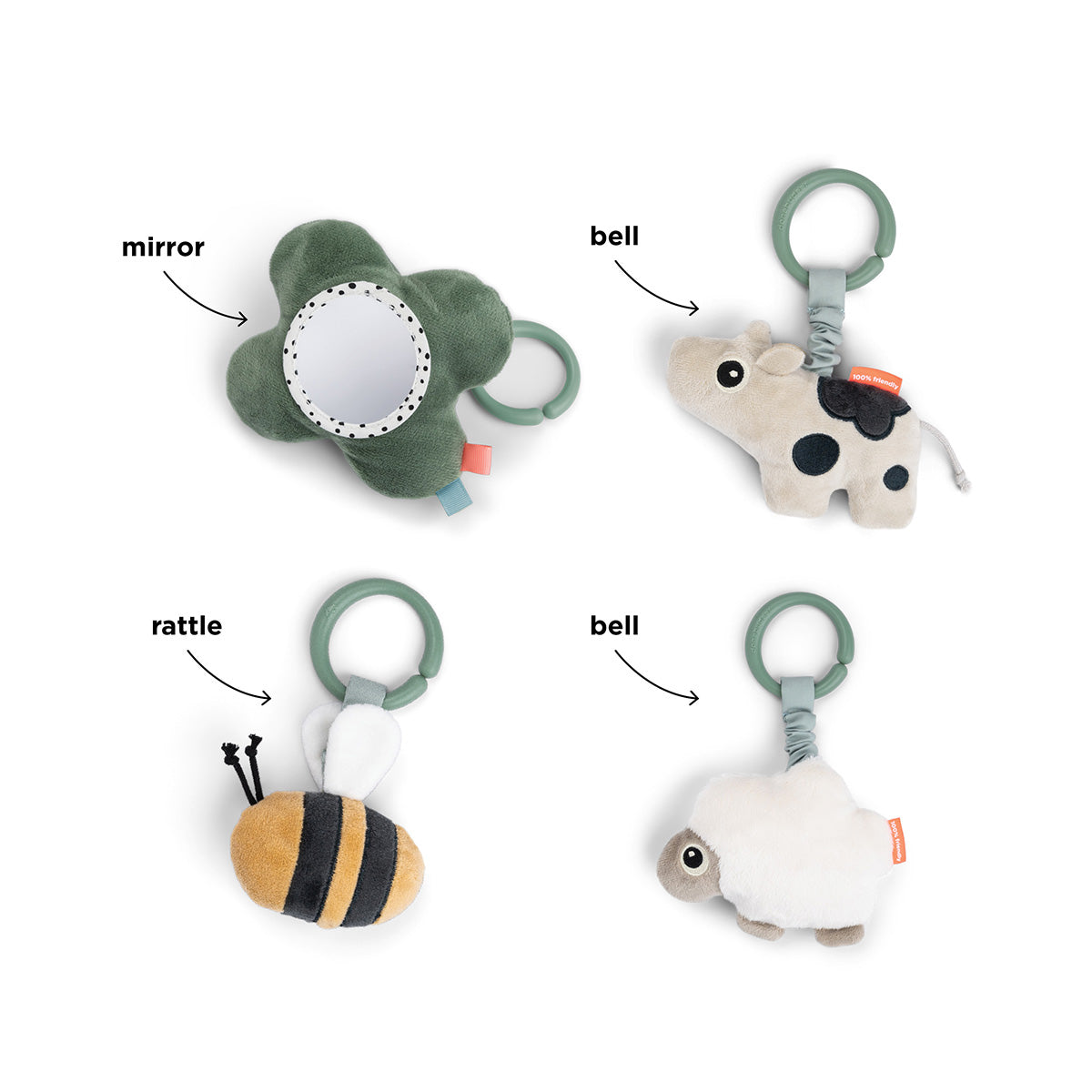 Done by Deer Activity Play Mat Green