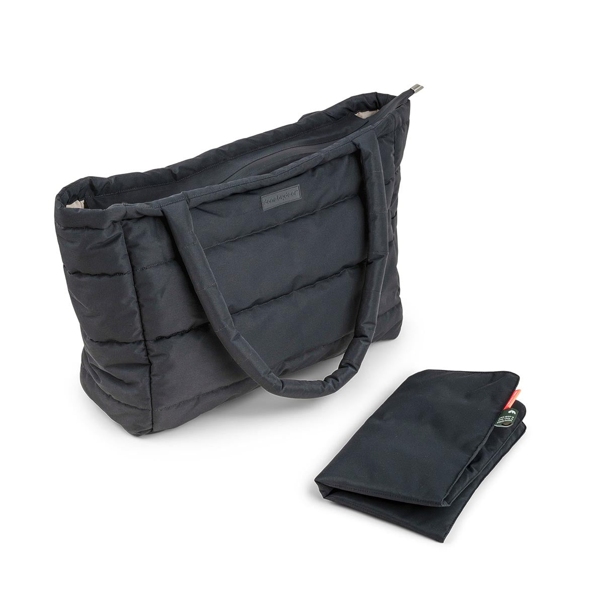 Done by Deer Qulited Changing Tote Black