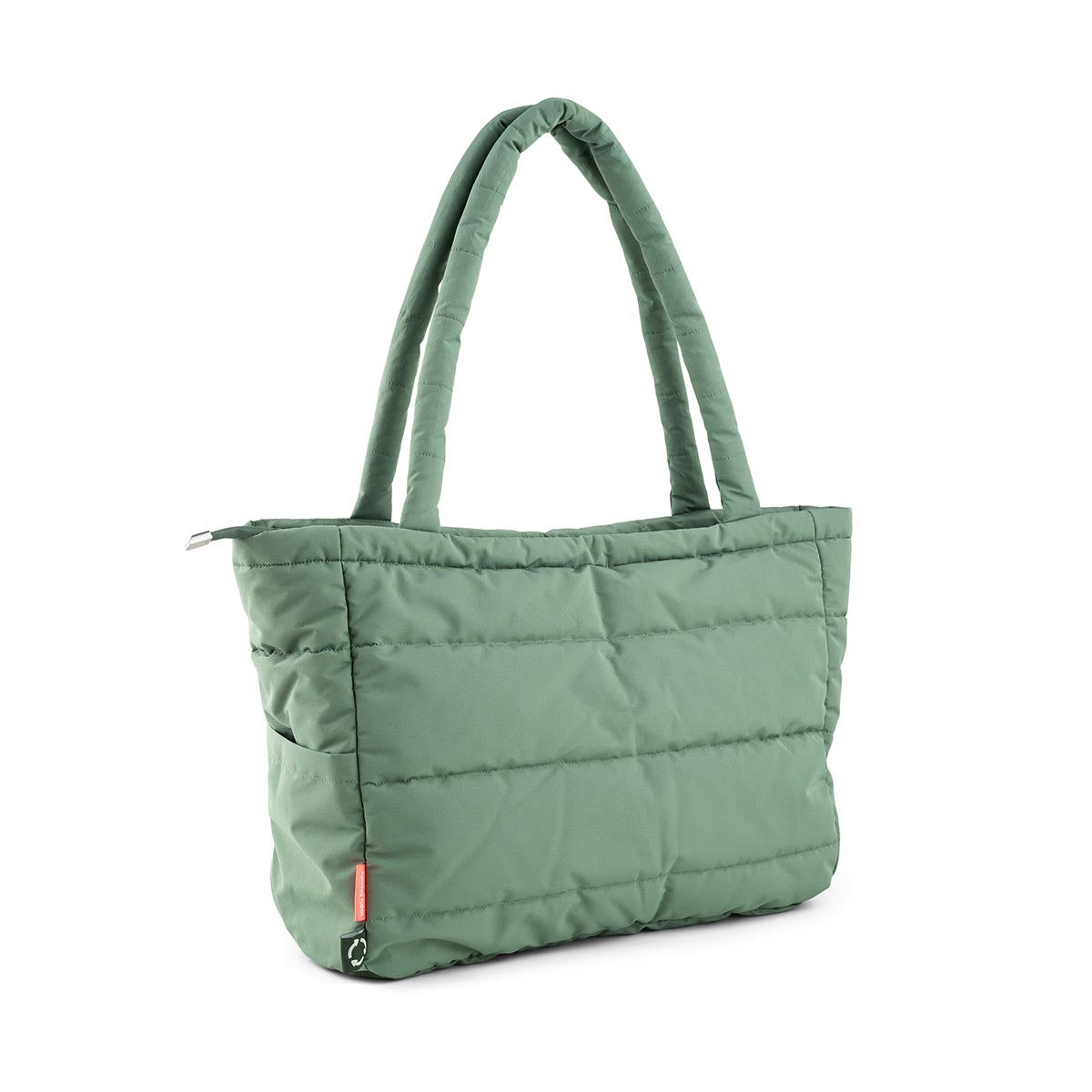 Done by Deer Qulited Changing Tote Green