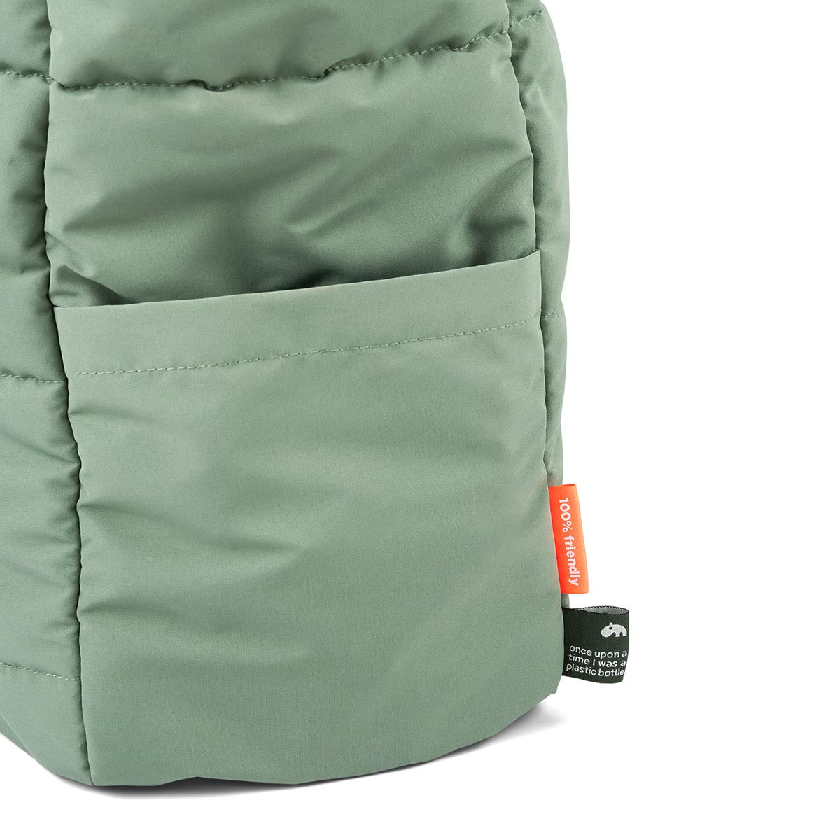 Done by Deer Qulited Changing Tote Green