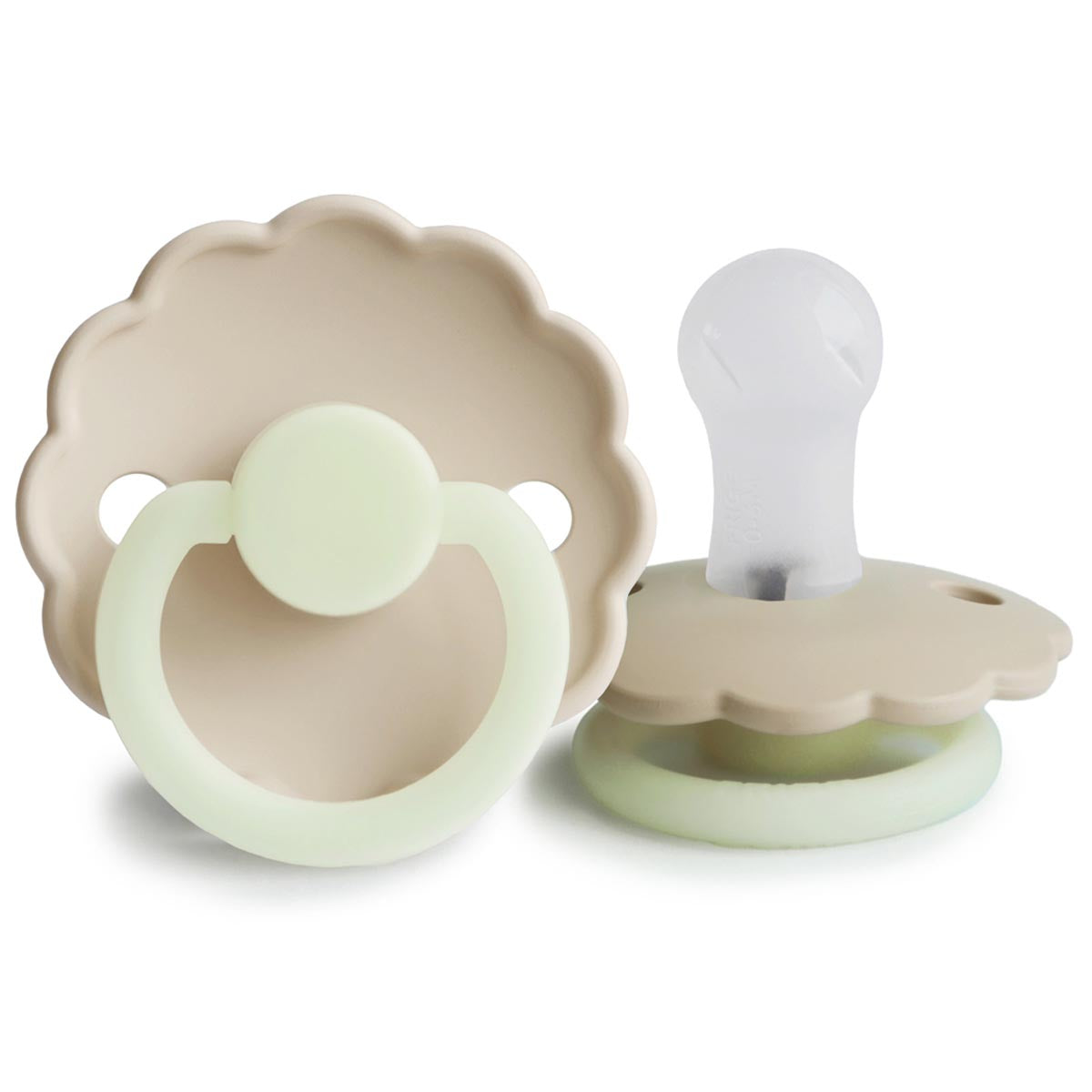 FRIGG Night Pacifier 2 Pack Silicone