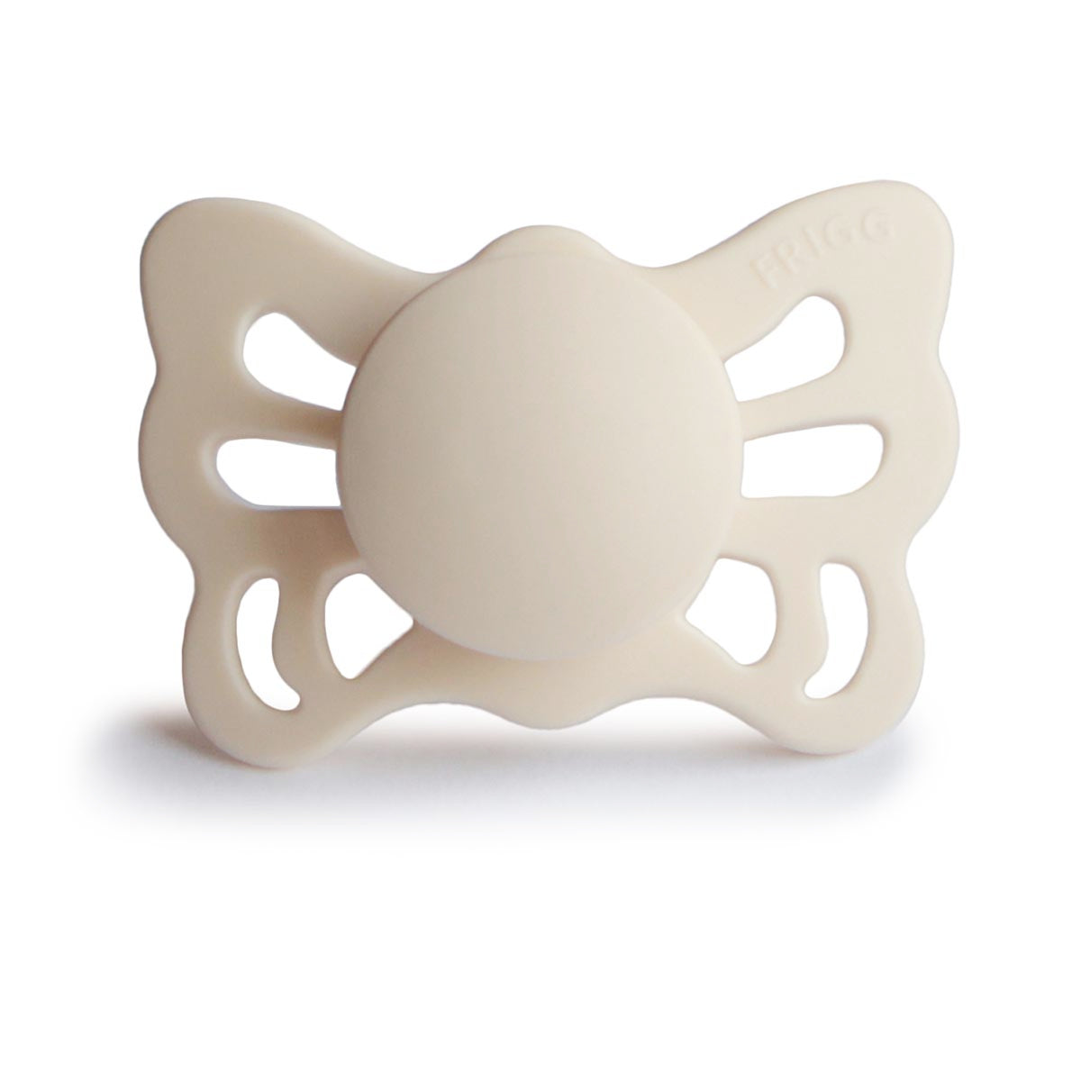 FRIGG Butterfly Pacifier 4 Pack Silicone 0-6months Cream