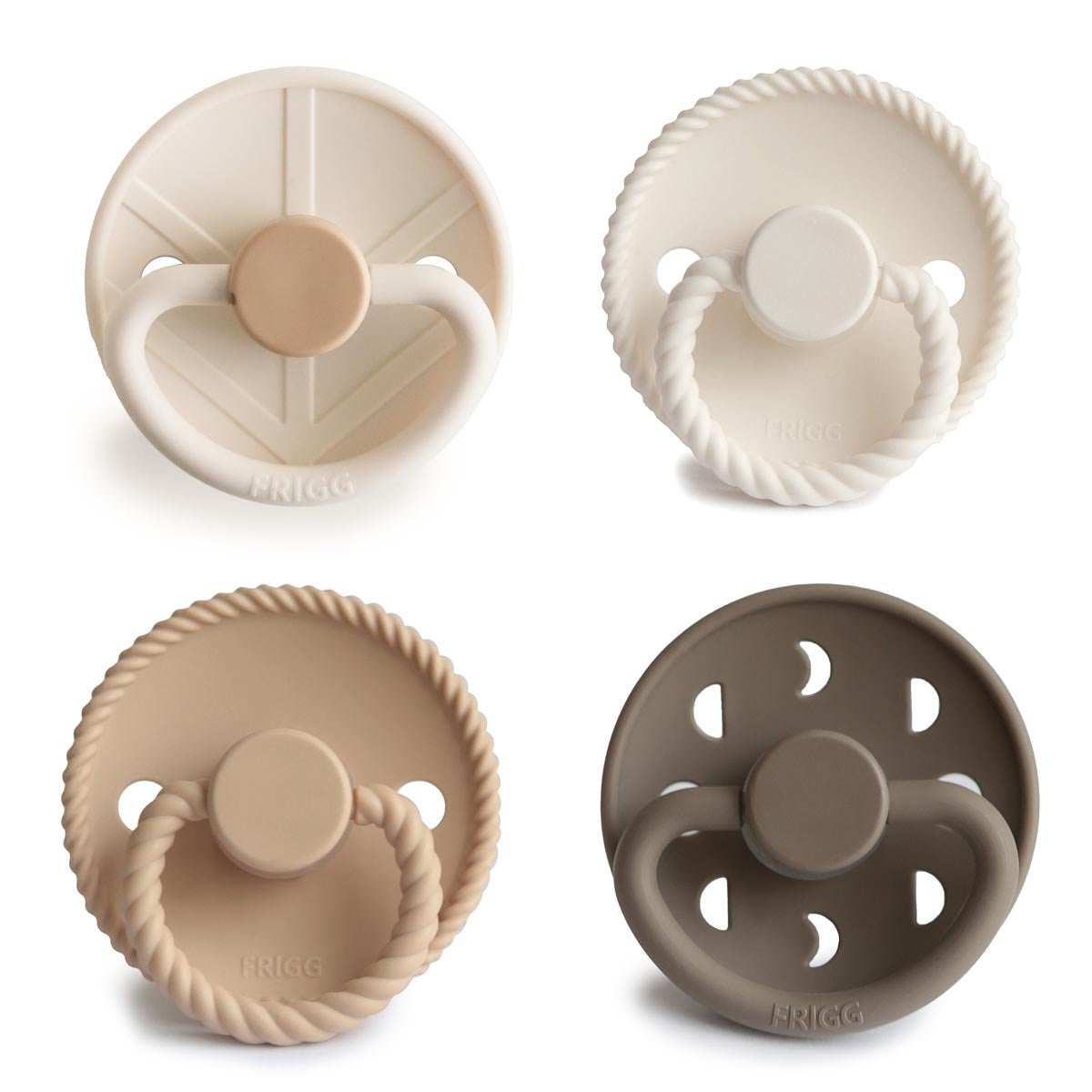 FRIGG Multi Pacifier 4 Pack Silicone