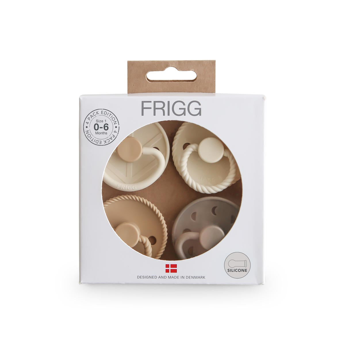 FRIGG Multi Pacifier 4 Pack Silicone