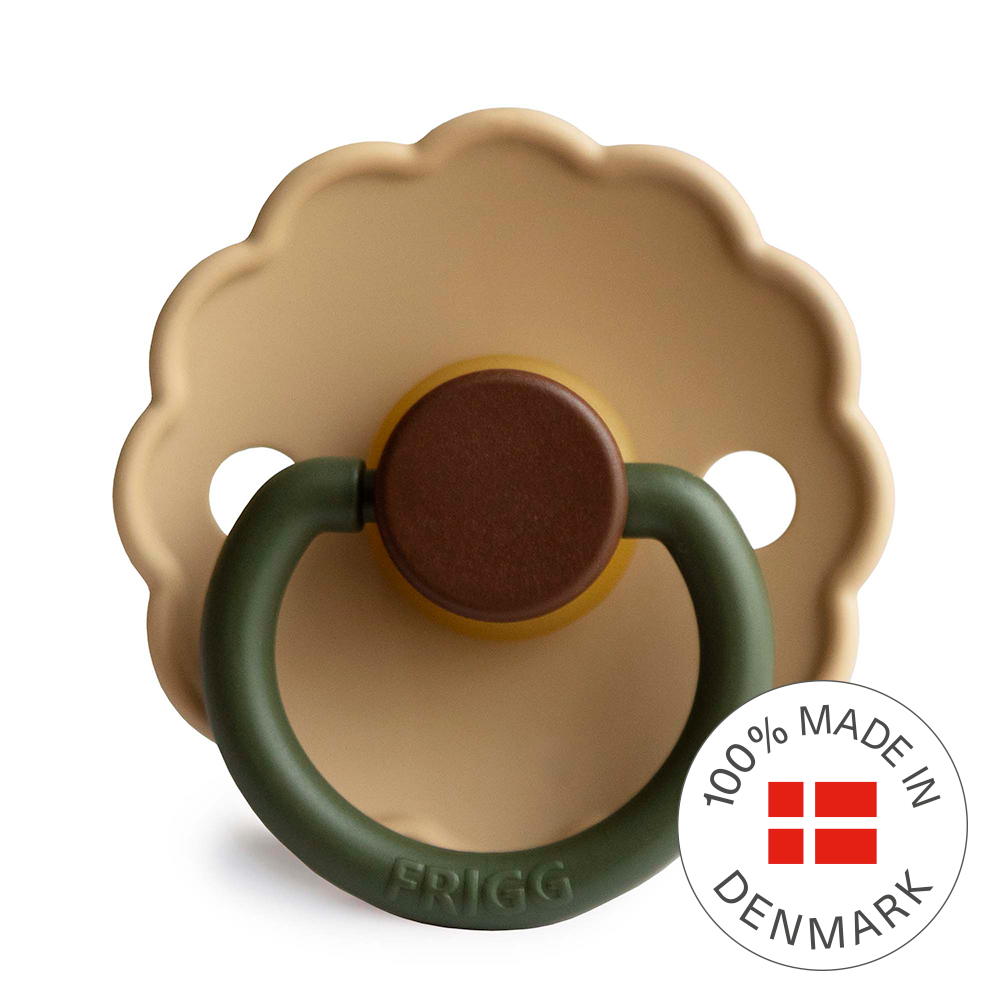 FRIGG Daisy Pacifier 4 Pack Latex 0-6 months Acorn
