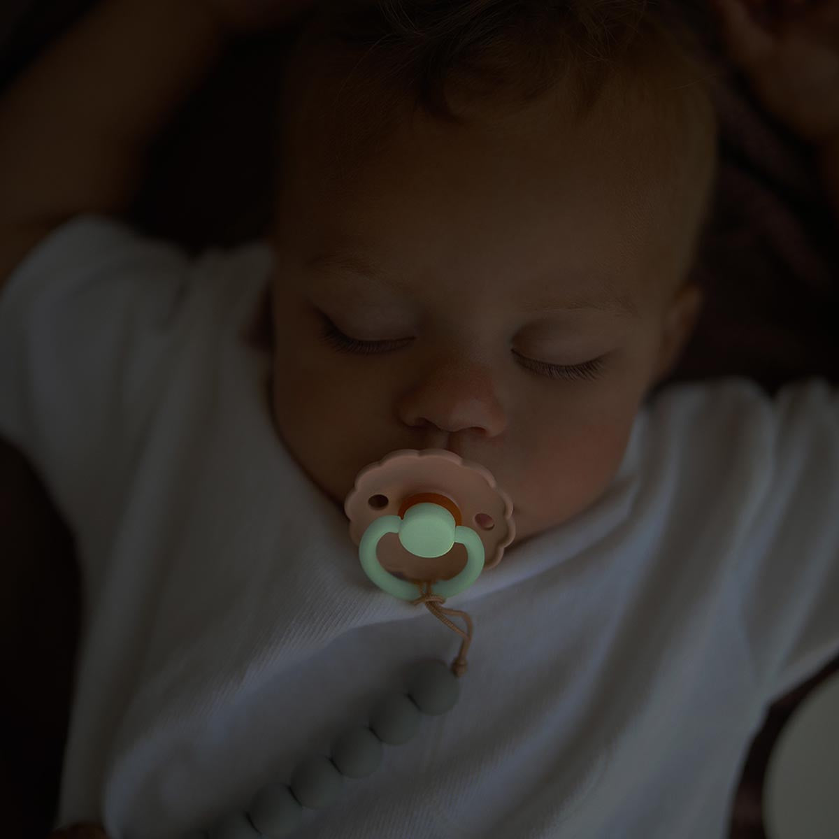 FRIGG Rope Night Pacifier 4 Pack Latex 0-6 months Blush