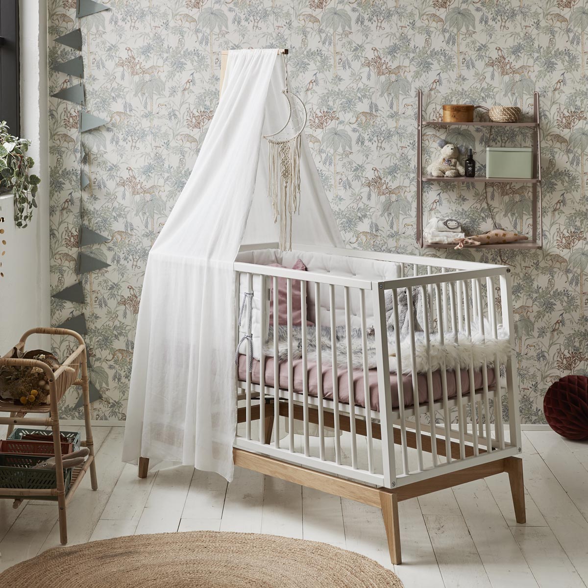Luna Cot Canopy & Rod