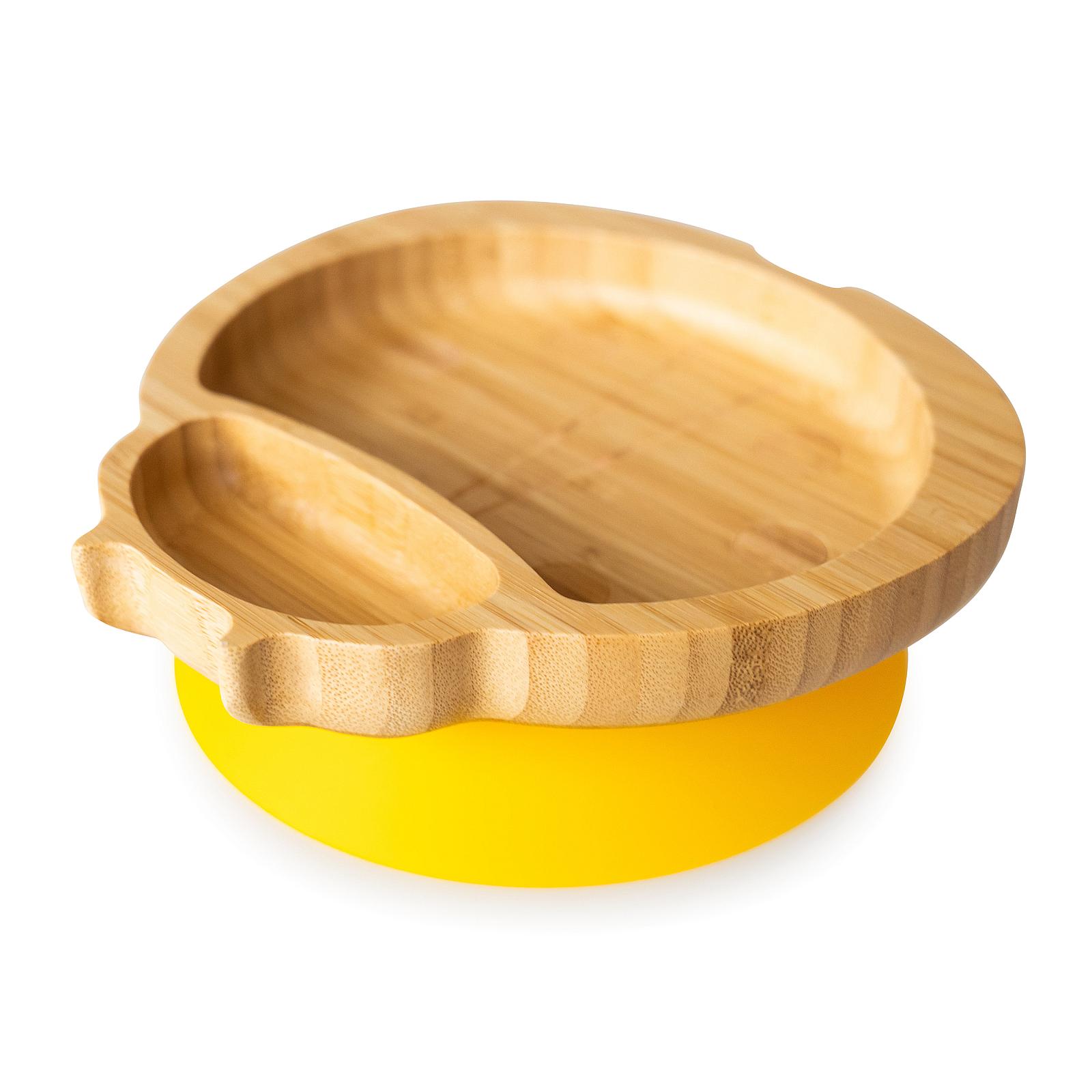 Eco Rascals Plate - Small Ladybird Yellow - CLEAR