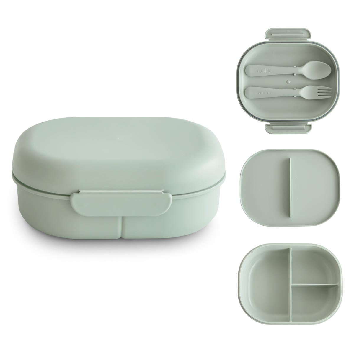 Mushie Lunch Box Sage - CLEARANCE