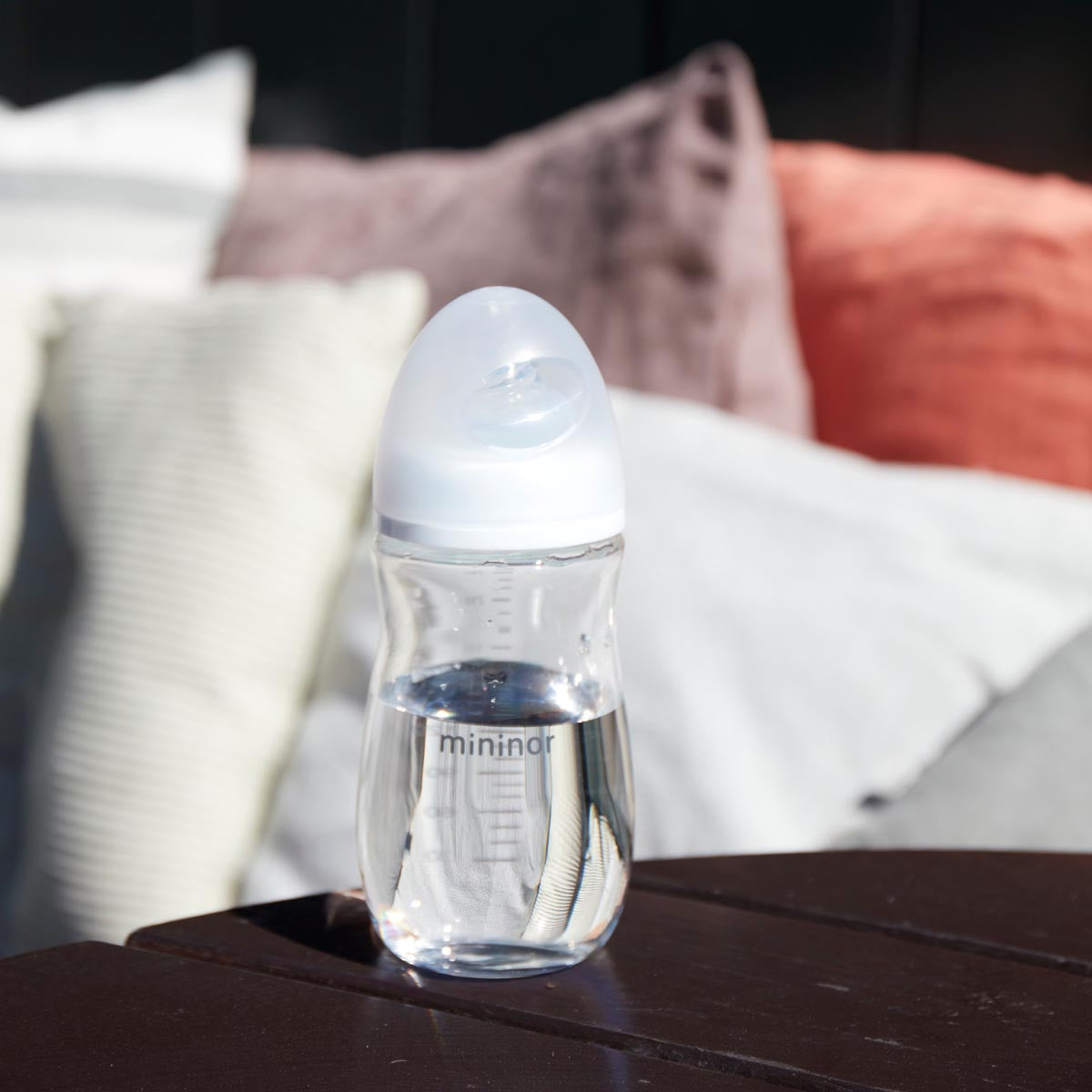 Mininor Baby Bottle - Glass 240 ml 3mth+