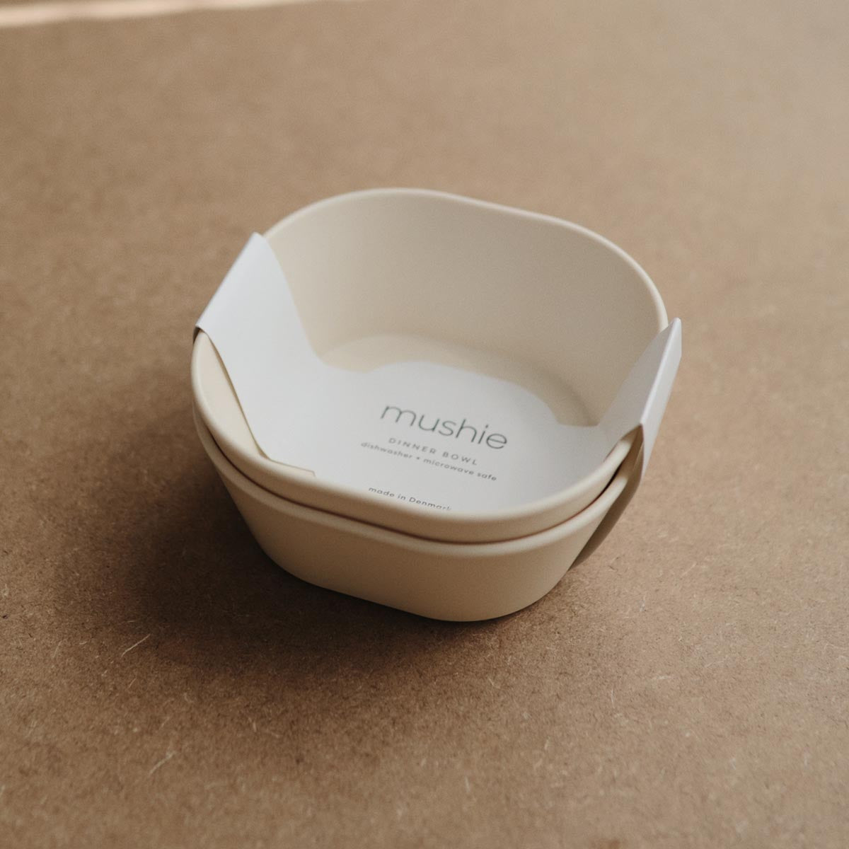 Mushie Square Dinner Bowls 2 Pack