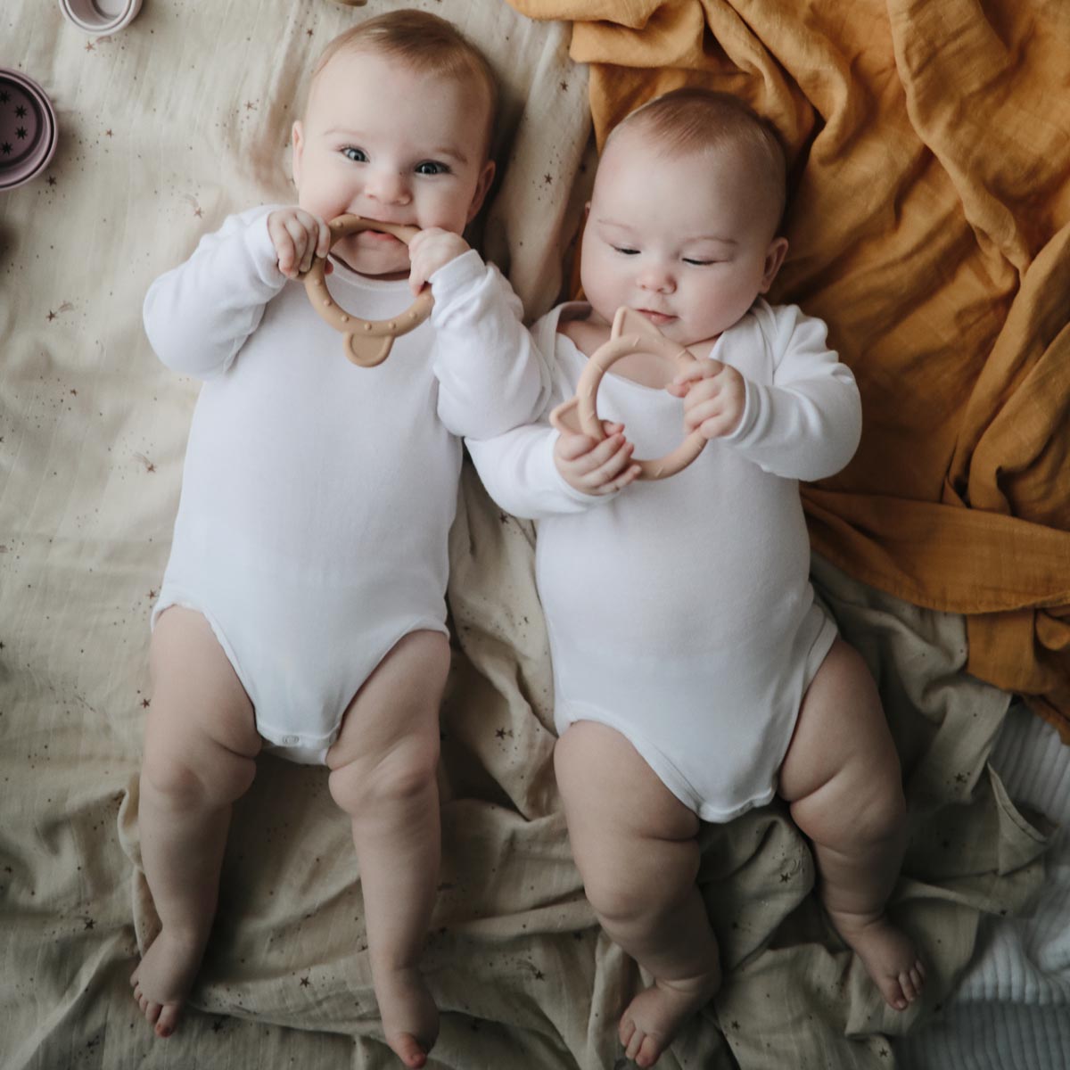 Mushie Cat Teether EXPO STOCK TO CLEAR