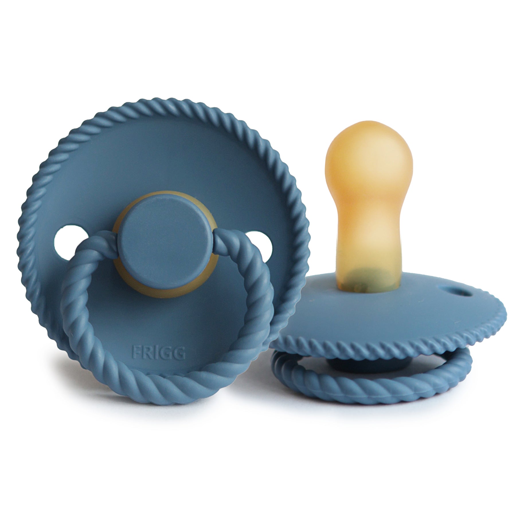 FRIGG Rope Pacifier 4 Pack Latex 6-18 months Ocean
