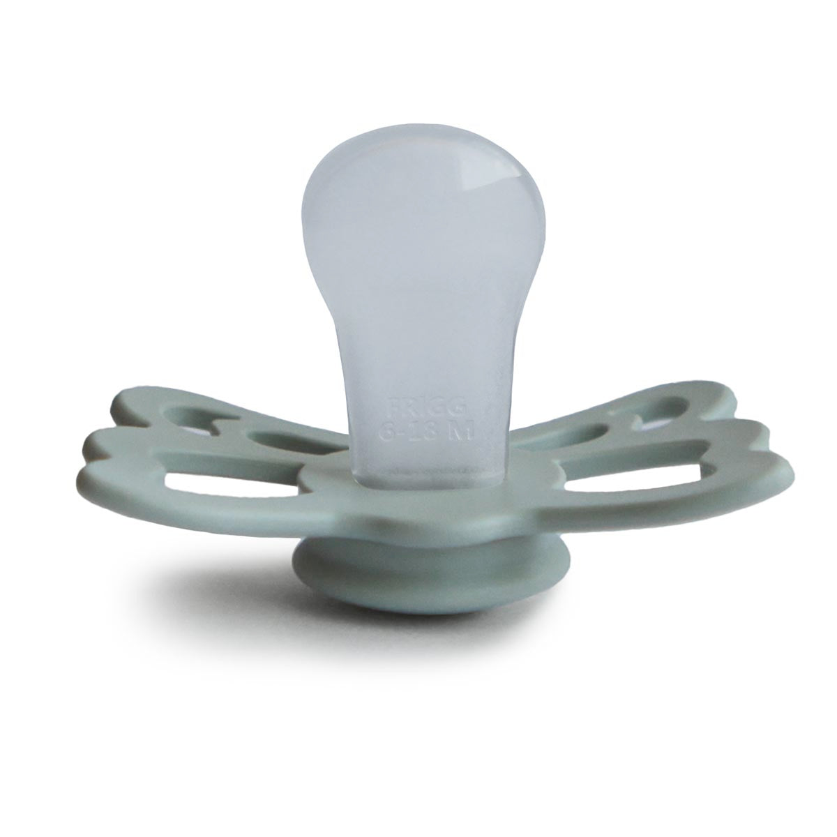 FRIGG Butterfly Pacifier 4 Pack Silicone 6-18months Sage
