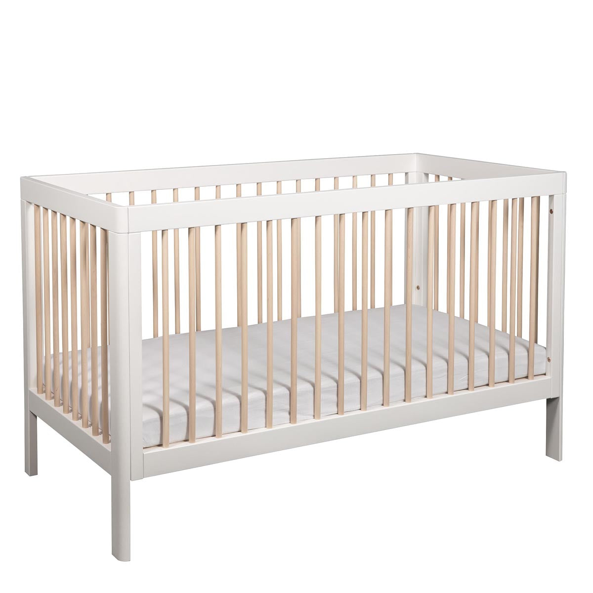 Troll Lukas Cot Ex-Display - White with Whitewash