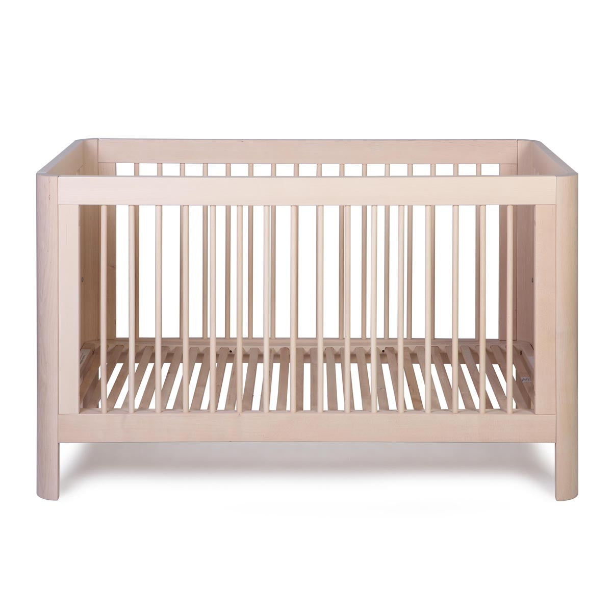 Troll Sun Cot Bundle - Whitewash Cot, Mattress, Mattress Protector and Cot Sheets Grey