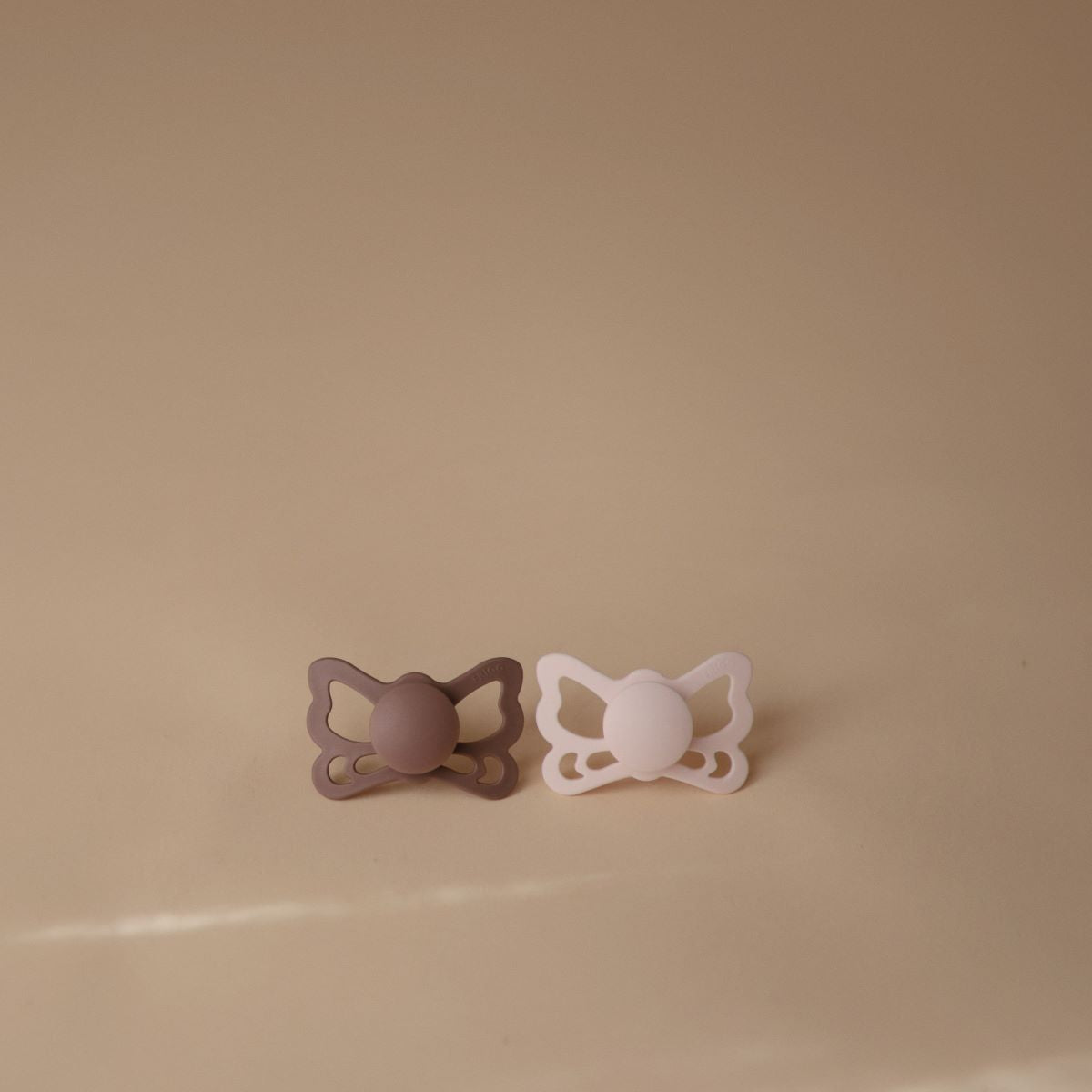 FRIGG Butterfly Pacifier 4 Pack Silicone 6-18months Mauve