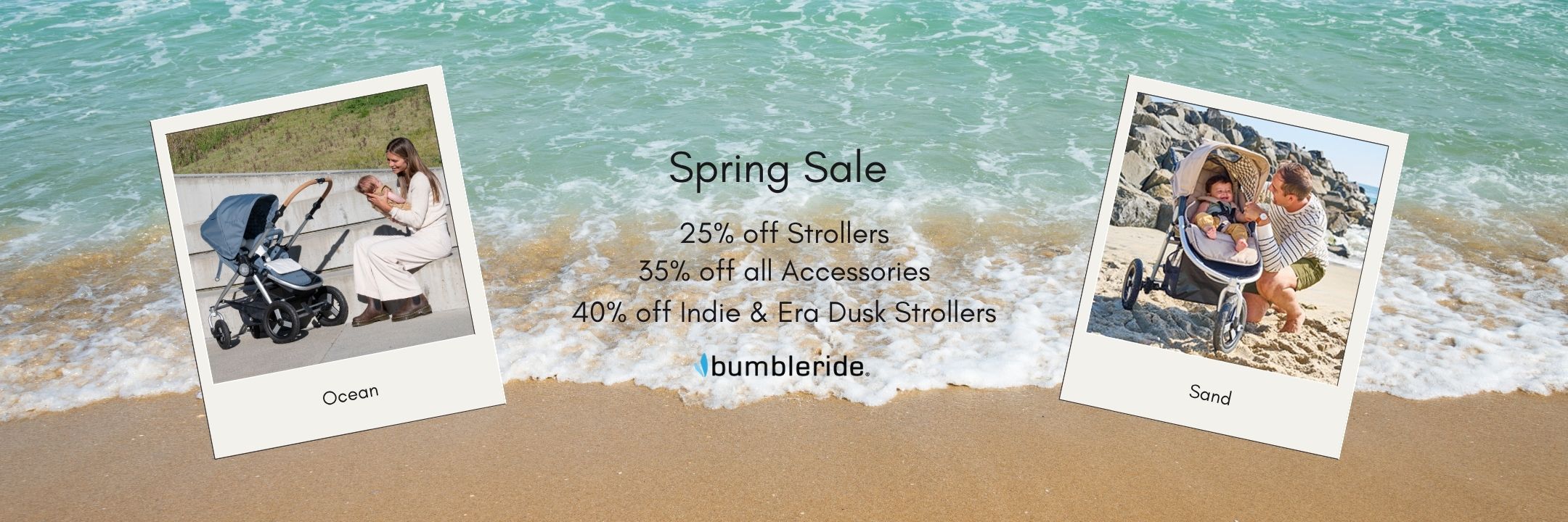 Beach walks with toddlers and your Bumbleride Indie in Maritime