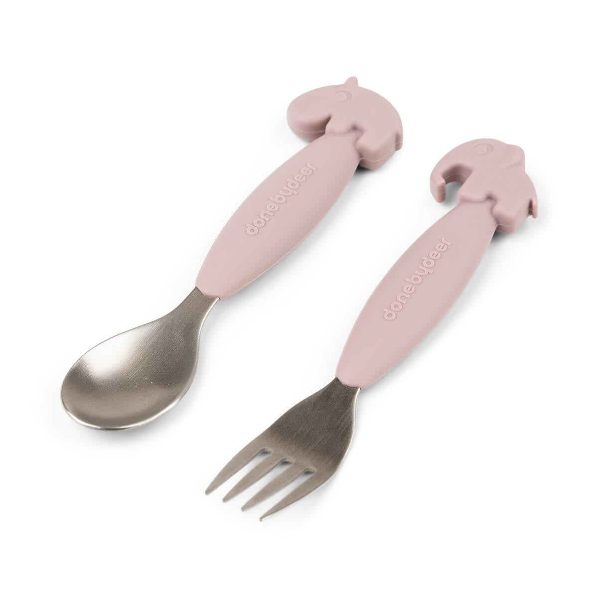 Done by Deer Easy-Grip Spoon 2 Piece Set