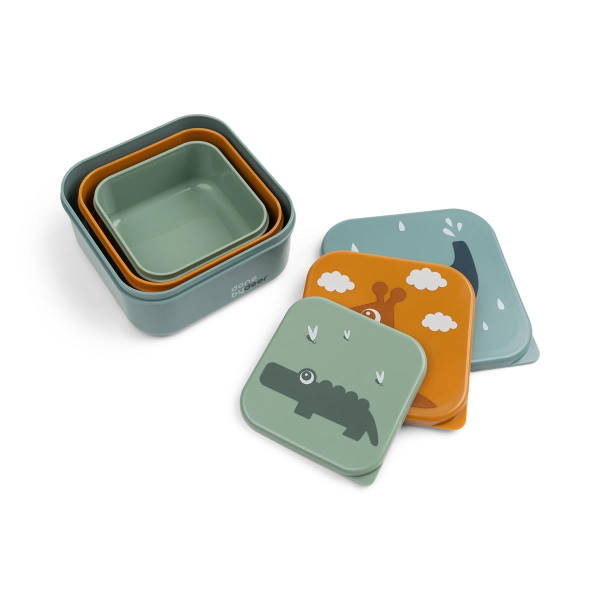 Snack Containers set of 3  - DISPLAY CLEARANCE