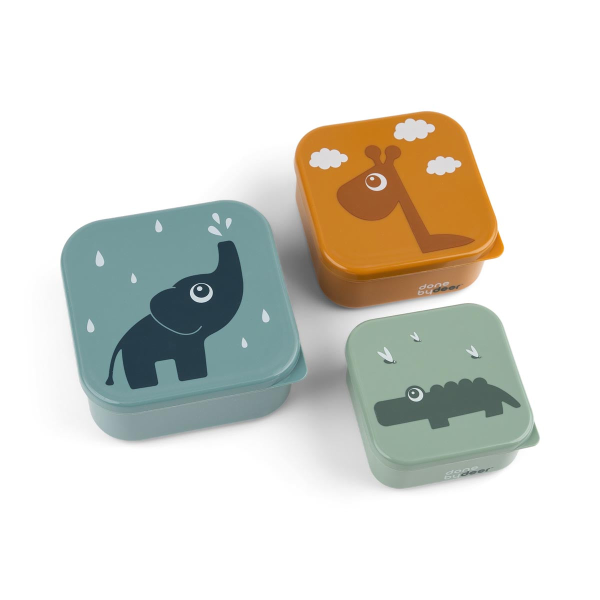 Snack Containers set of 3  - DISPLAY CLEARANCE