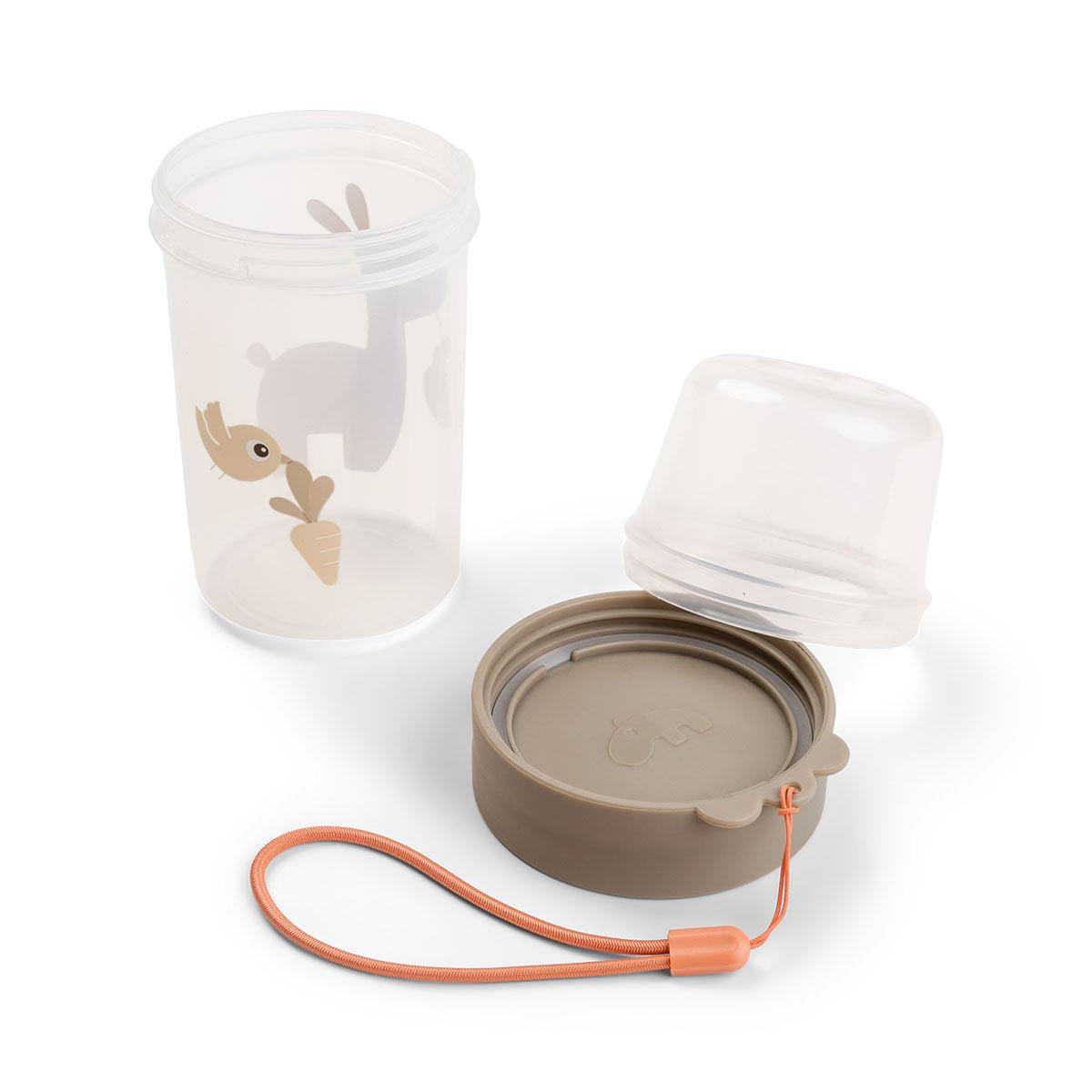 To Go 2-Way Snack Container Lalee Sand - CLEARANCE