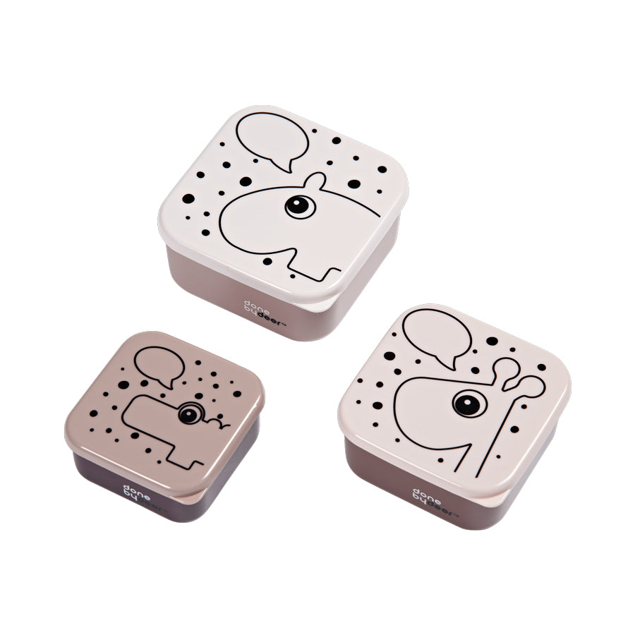 Snack Containers set of 3  - DISPLAY CLEARANCE