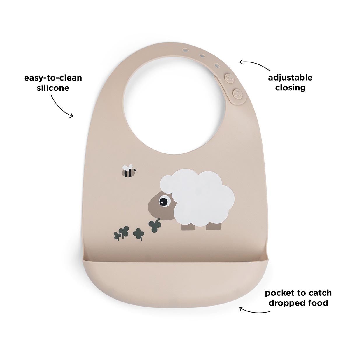 Done by Deer Silicone Bib