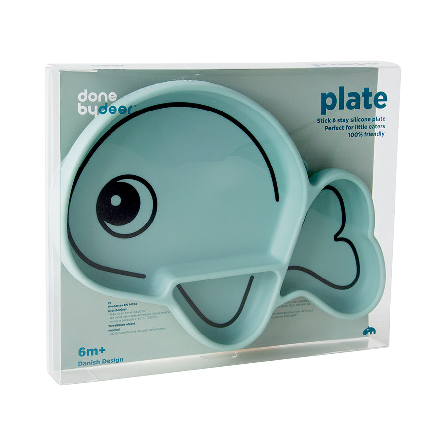 Stick & Stay Plate Wally Blue- Ex Display CLEAR