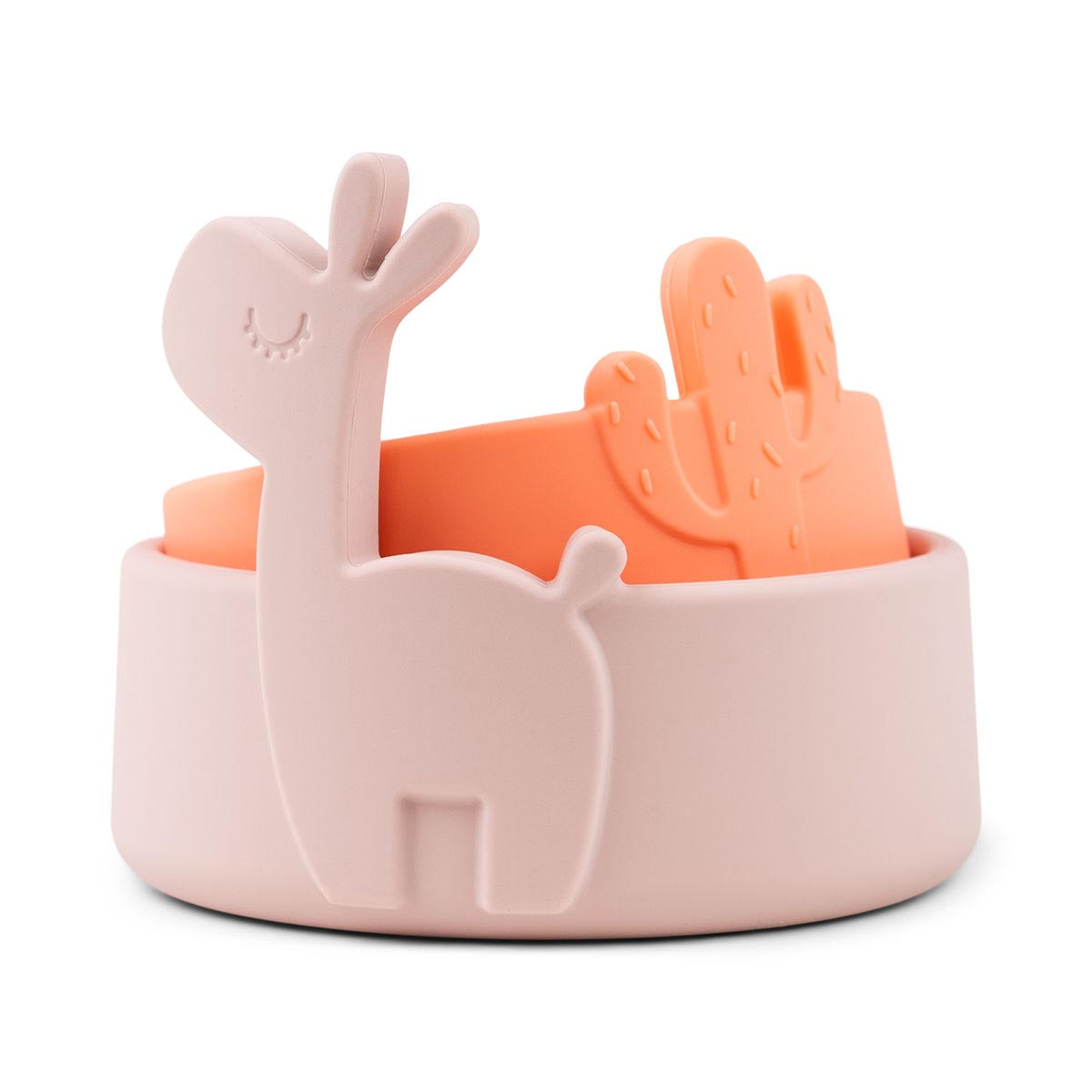 Done by Deer Silicone Stick and Stay Set Powder/Coral Ex-Display