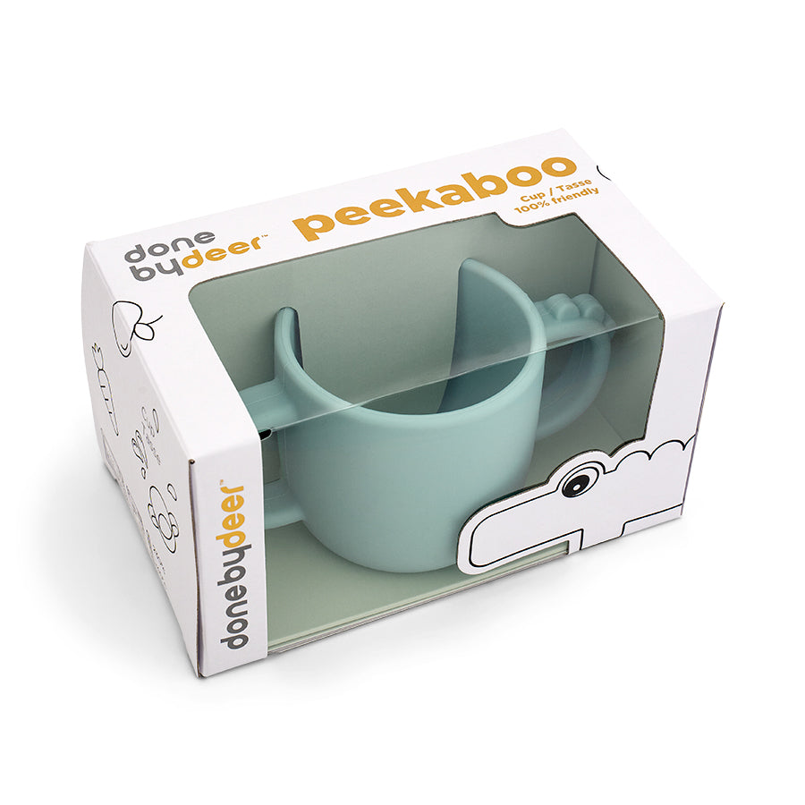 Peekaboo Cup Croco Blue - EX DISPLAY