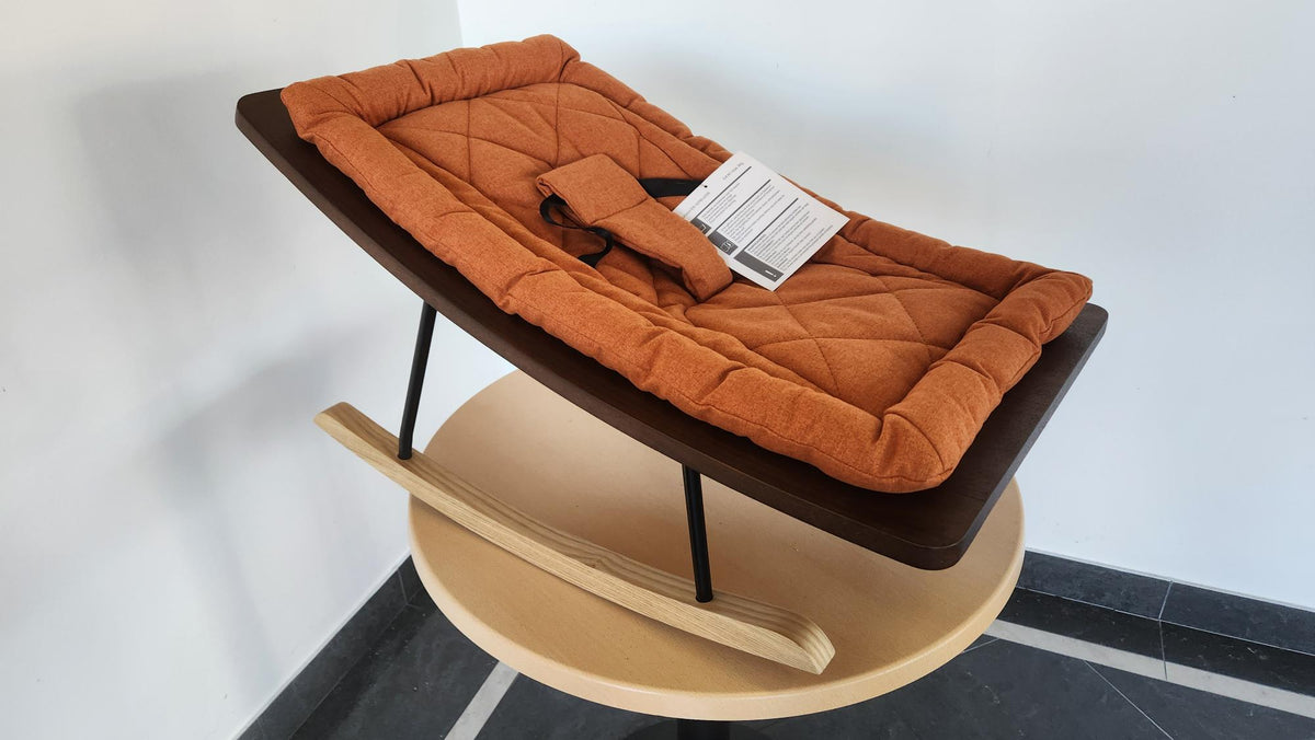 Quax Rocking Baby Bouncer - TERRA/WALNUT SHOWROOM CLEARANCE
