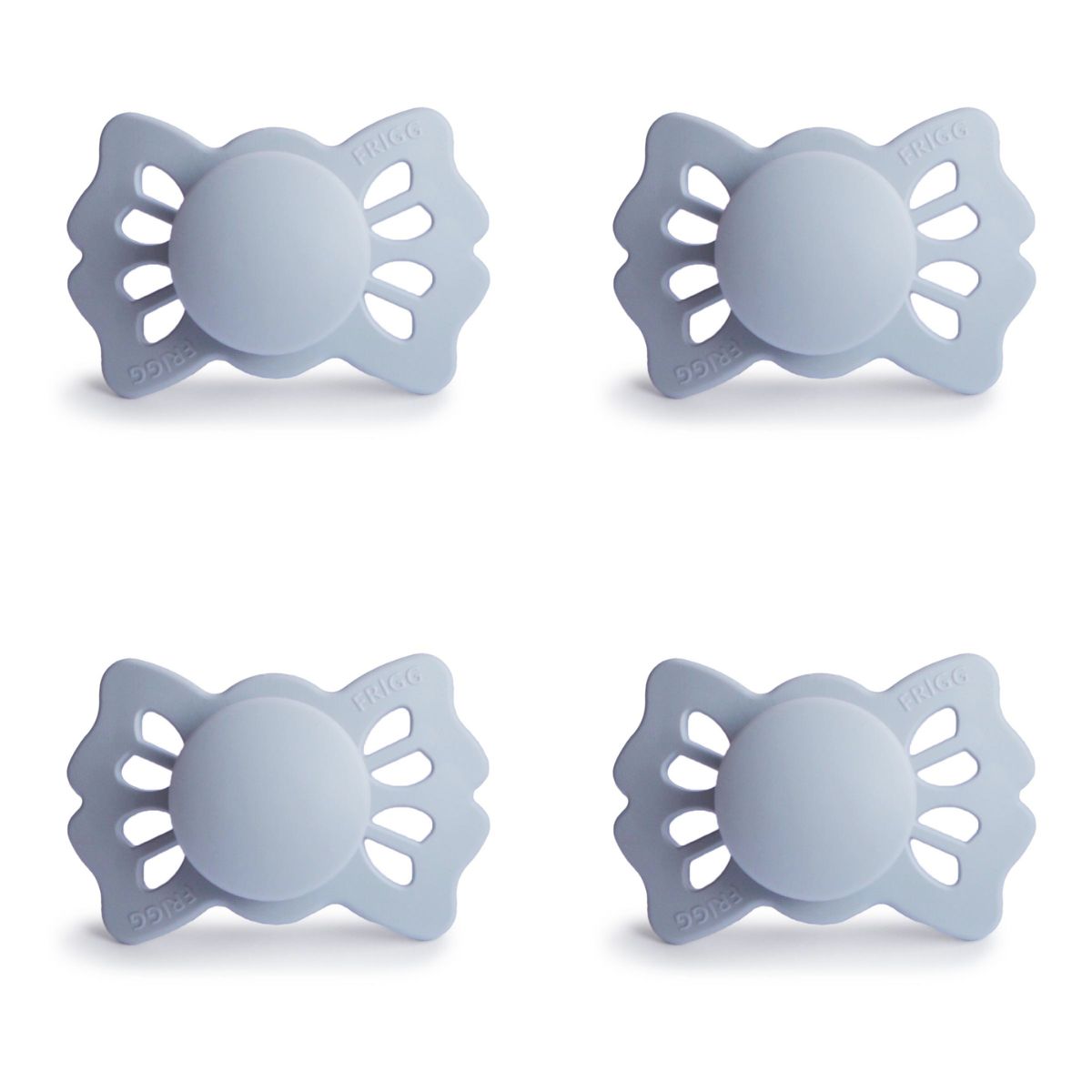 FRIGG Lucky Pacifier 4 Pack Silicone 0-6months Blue