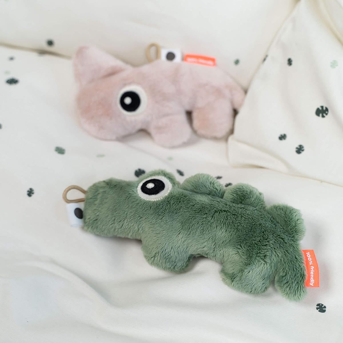Done by Deer Tiny Sensory Rattle - Elphee Powder SHOWROOM CLEARANCE