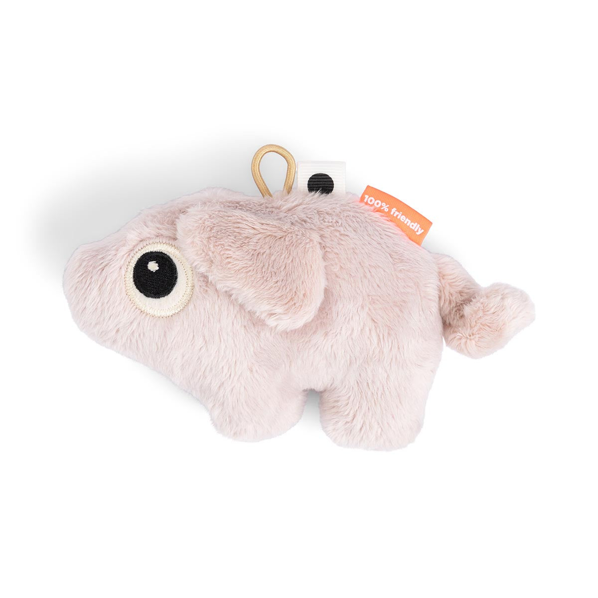 Done by Deer Tiny Sensory Rattle Pigee Powder – Soft Baby Rattle for ...