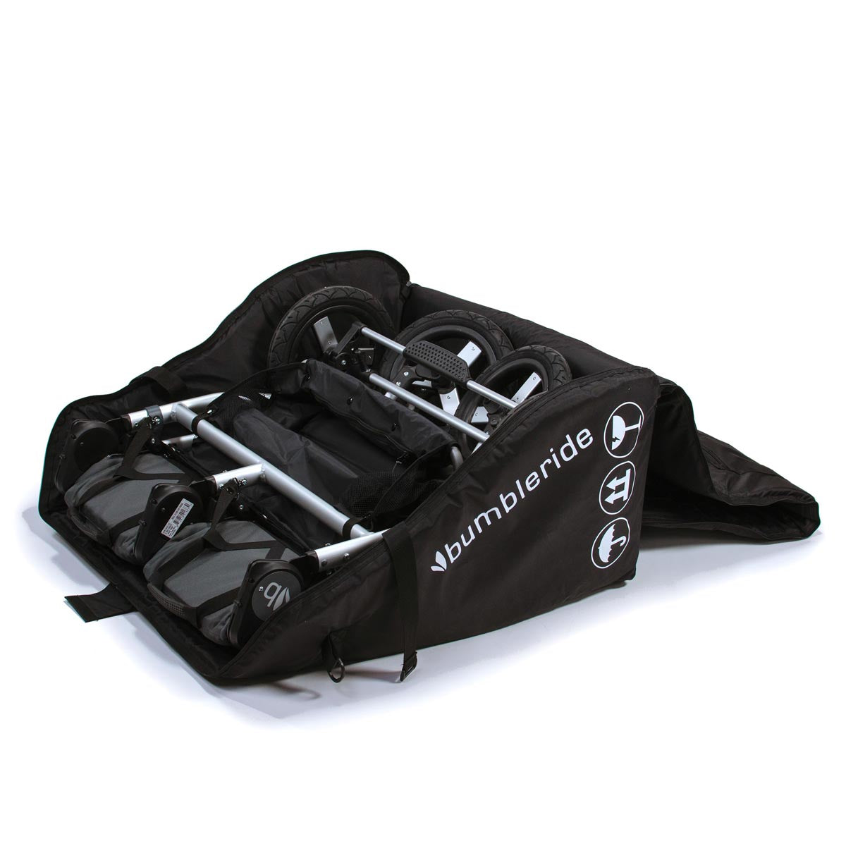 Bumbleride Double Stroller Travel Bag protect your pram when travelling