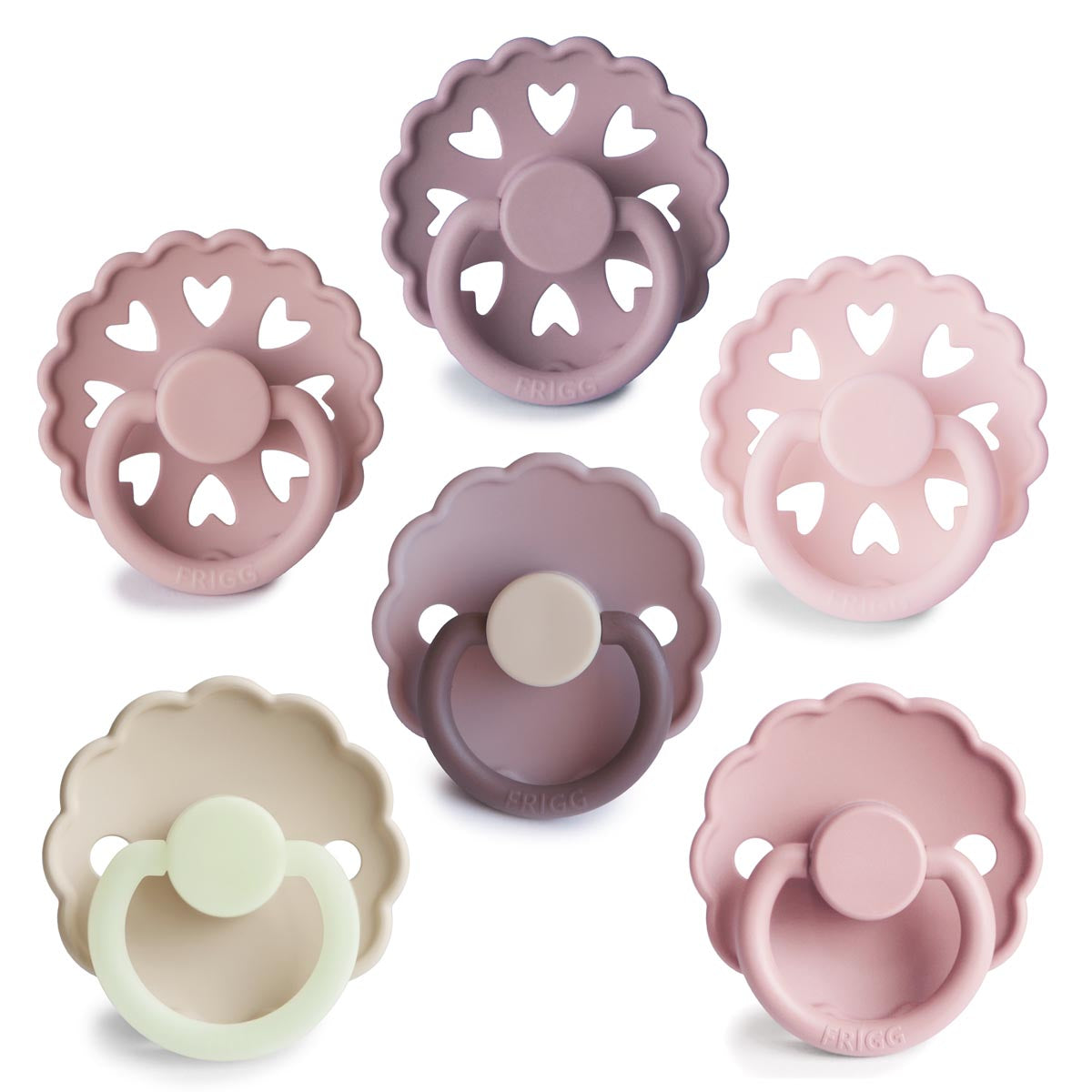FRIGG Multi Pacifier 6 Pack Silicone