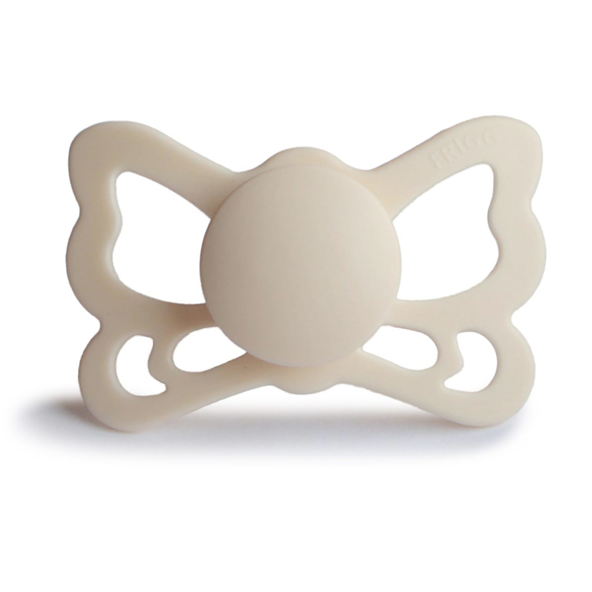 FRIGG Butterfly Pacifier 4 Pack Silicone 6-18months Cream