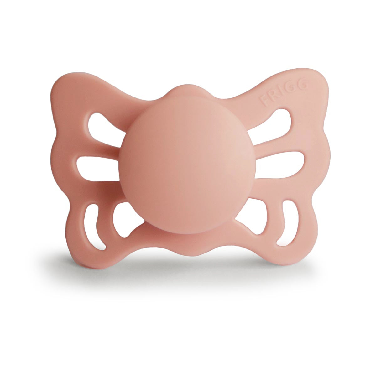FRIGG Butterfly Pacifier 4 Pack Silicone 0-6months Peach