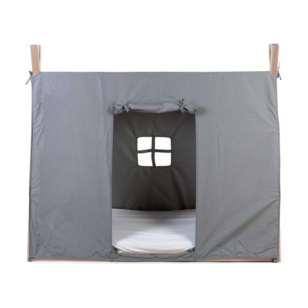 Childhome Tipi Junior Bed with MATTRESS, BASE, & 2 TIPI TENT COVERS