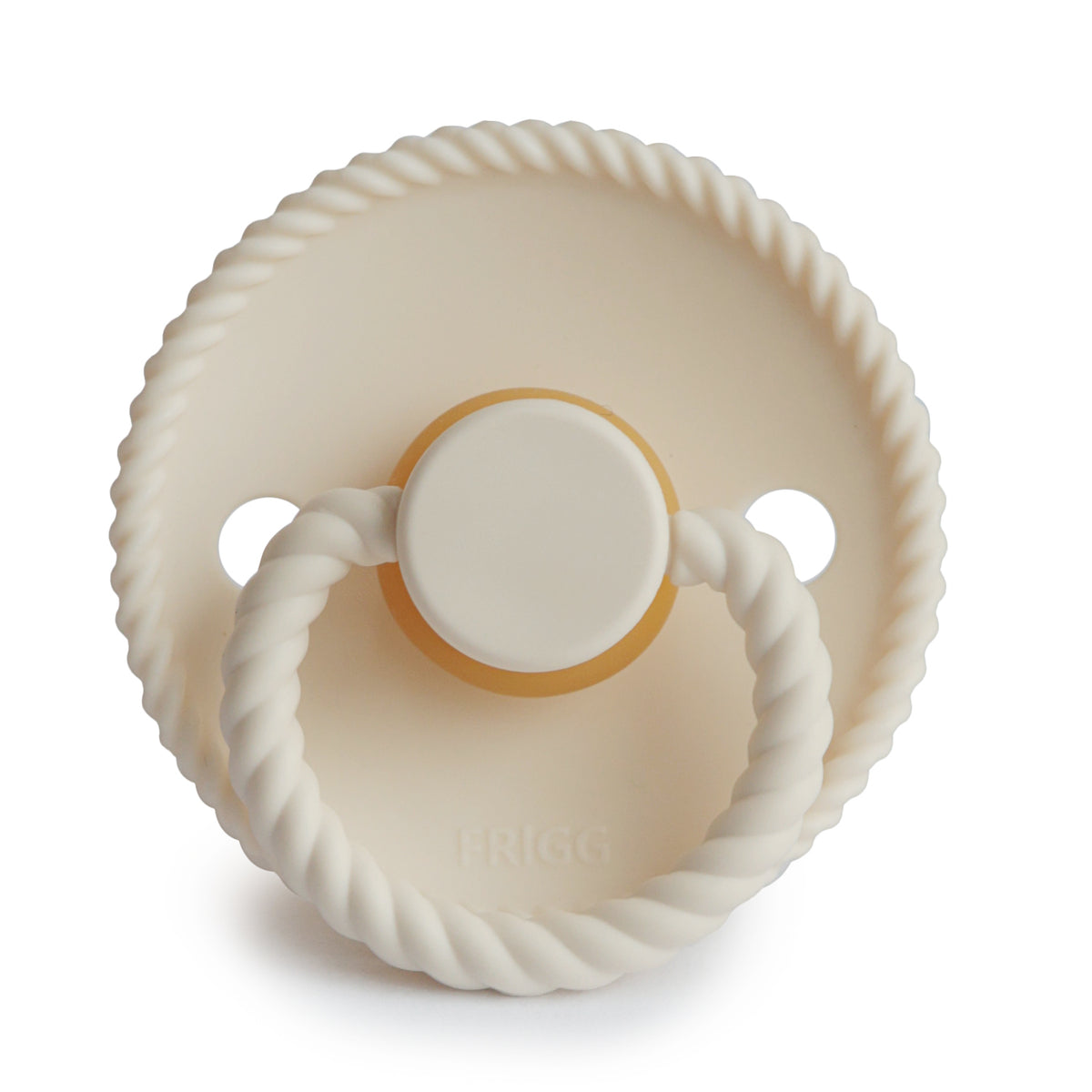 FRIGG Rope Pacifier 4 Pack Latex 0-6 months Cream